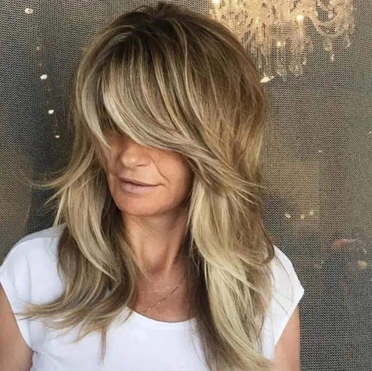 Farrah Fawcett's Feathered Look