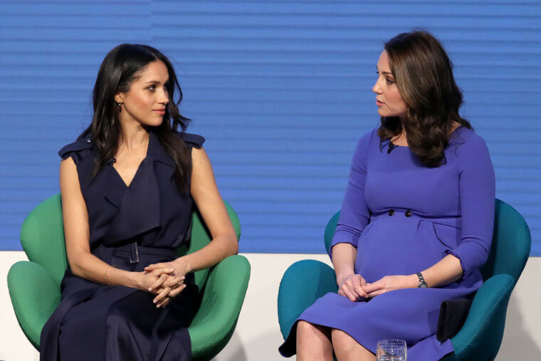 Kate Didn't Like It When Meghan Said She Had "baby Brain"